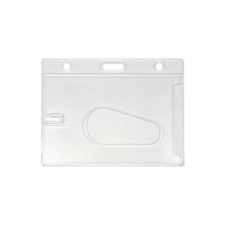 Accessoire Porte-badge rigide en polycarbonate dépoli - Horizontal (PB-IDS_69)