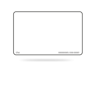 ISO PVC Badge 13.56 MHz NXP MIFARE DESFire EV2 2K Chip - Pre-configured with numbering (CCTW670PC2)