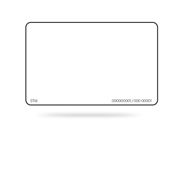 PVC ISO badge Programmable UHF GEN2 chip (ETSI) (CCTW360)